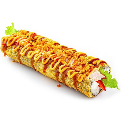 Роллдог с курицей в Фишка суши по цене 599 ₽