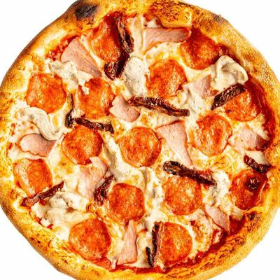 Пицца супер мясная 31 см в Симба Пицца по цене 1049 ₽