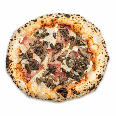 С беконом и грибами в Pizza Robertino по цене 495 ₽