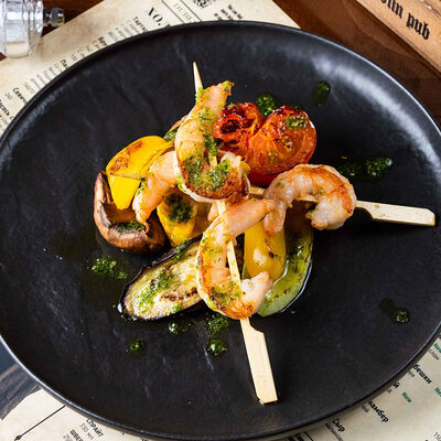 Тигровые креветки на шпажках в Dublin по цене 745 ₽