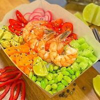Поке с креветками в Dish & Fish