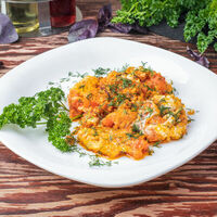 Яичница с помидорами в Шарманка