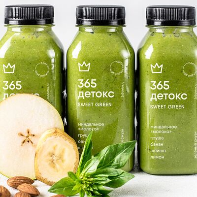 Смузи Sweet green в 365 детокс по цене 330 ₽