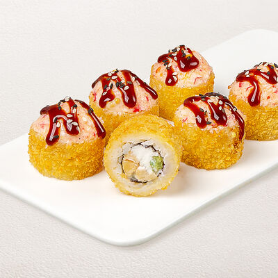 Ролл Жареный острый краб в Суши wok по цене 359 ₽