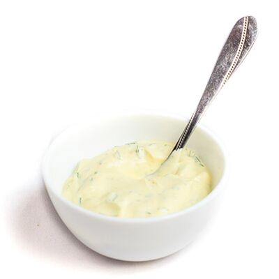 Соус чесночный белый в Цветок граната по цене 200 ₽