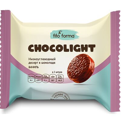 Низкоуглеводный десерт ChokoLait Ваниль 55 г в Ничего лишнего по цене 250 ₽