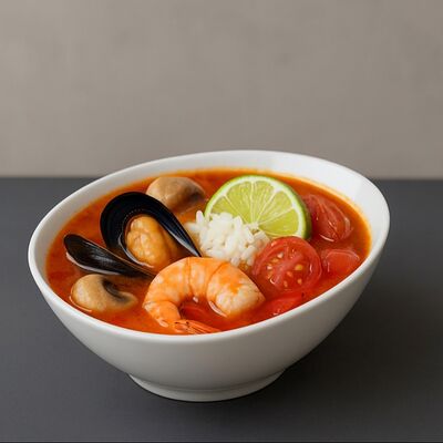 Суп Том Ям с морепродуктамив СВОЯ КУХНЯ по цене 748 ₽