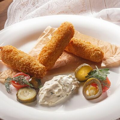 Сырные палочки фри в Лентяйка по цене 180 ₽