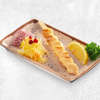 Шашлычок из гребешков в Река Море по цене 595 ₽