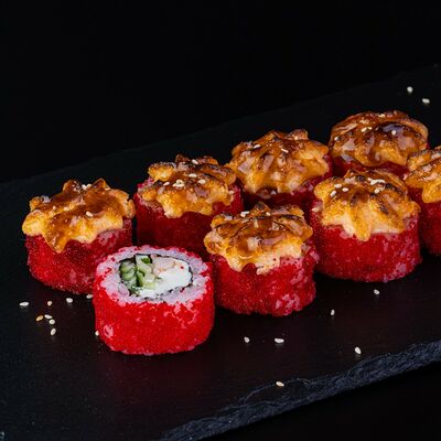 Калифорния запеченная с креветкой в СушиТаяки по цене 990 ₽