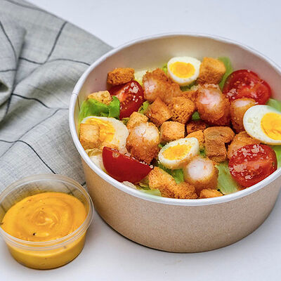 Цезарь с креветками салат в SANDI по цене 649 ₽