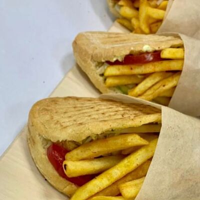 Гиро с люля-кебабом на мангале большой в Настроение вкуса ФАСТФУД по цене 625 ₽