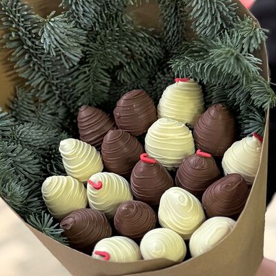 Новогодний букет 3 в Sweet Boom по цене 4000 ₽