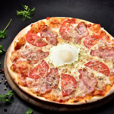 Пицца Карбонара в Огонек по цене 840 ₽