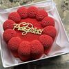  Муссовый бенто-торт красный с днем рожденияв Allowberry по цене 3700