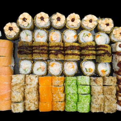 Мега сет 2.0 в Биби суши по цене 3999 ₽