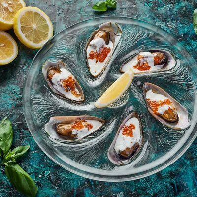 Мидии в сливочном соусе в Ресторан Яуза по цене 620 ₽