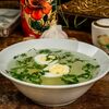 Бульон куриный с яйцом и сухариками в Вобла по цене 125