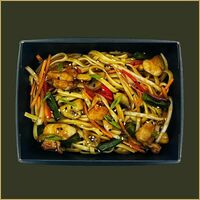 Wok Удон с курицей терияки в Happy Fish Premium
