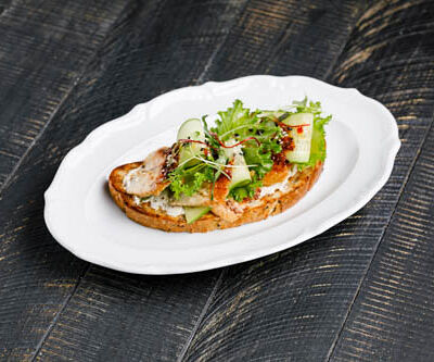 Брускетта с угрем ( новое) Яндекс в Снегири на Лагерном по цене 950 ₽