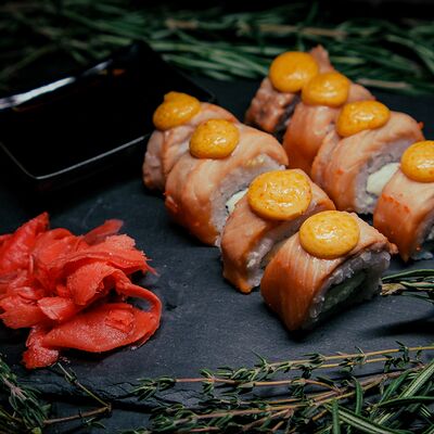 Запеченная Филадельфияв Суши роллы МОРС по цене 640 ₽