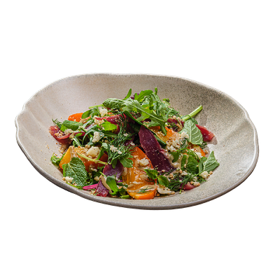 Салат с уткой и хурмой в ИТЛЕ Стейк-кафе Halal по цене 780 ₽