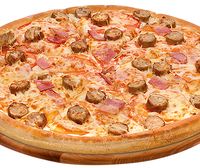 Пицца Карбонара с колбасками в Жар Пицца по цене 85