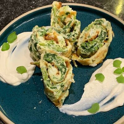 Омлет с рикоттой и шпинатом в Ботаник по цене 405 ₽