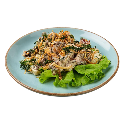 Салат с курицей и грибами в Джекина доставка по цене 385 ₽