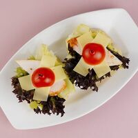 Мини-брускетта Цезарь в Hotkitchen