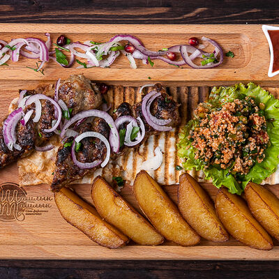 Комбо-кебаб из баранины в Шашлык-Машлык по цене 580 ₽