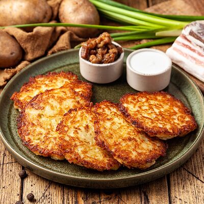 Драники со шкварками в Сябры по цене 520 ₽