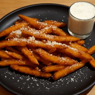 Жареный батат с пармезаном в VinBurger по цене 500 ₽