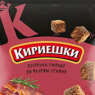 Кириешки со вкусом бекона в ПиццБери по цене 35 ₽