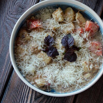 Ньокки с рваной говядиной и камамбером в Хюгге Сырный ресторан по цене 750 ₽