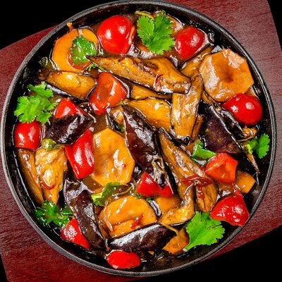 Баклажаны с картофелем в Дамплинг Репаблик по цене 590 ₽