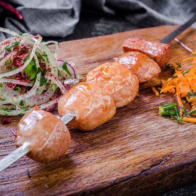 Шашлык из бараньих семенников в Сахара по цене 1120 ₽