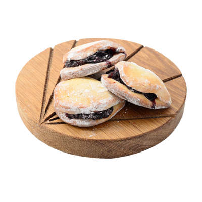 Конверт песочный с черной смородиной от шеф-пекаря в Азбука Вкуса Экспресс Меню по цене 85 ₽