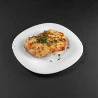 Свинина с овощами под сырной шапкой в едDA