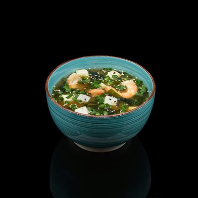 Мисо суп с креветкой в Дедушка Ёхей по цене 410 ₽