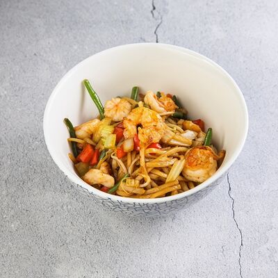 Удон с креветками в Эбби Noodles & Sushi Bar по цене 700