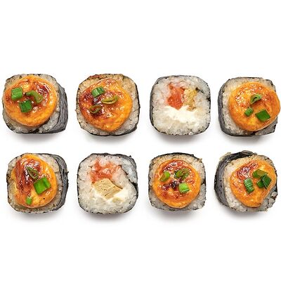 Хот ролл спайси с лососем в CITYBAR по цене 498 ₽