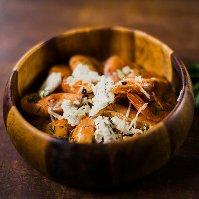 Креветки королевские по-гречески в Толстый Goose по цене 610 ₽