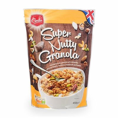 Гранола Grain Ореховое изобилие в Азбука Вкуса Экспресс Меню по цене 582 ₽