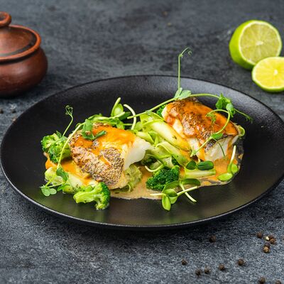 Палтус под крымским соусом в Щепка по цене 990