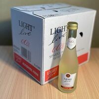 Ящик мини-шампанского Light live Белое игристое полусухое 0.0% из Германии в Daily Wines