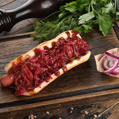 Хот-дог BBQ в Шаурма и точка на Советской по цене 7 р.
