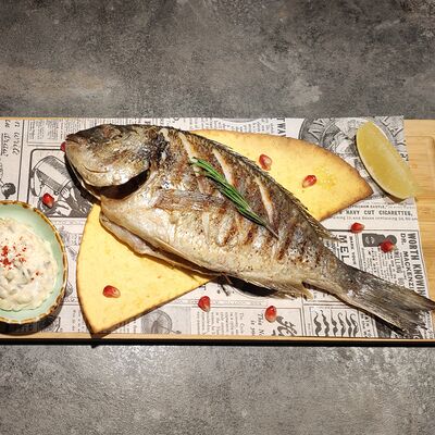 Дорадо с соусом тартар в Пойдем зайдем по цене 920 ₽