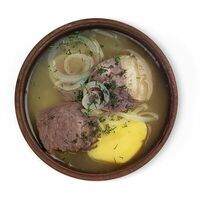 Мясо по-казахски в MAHALLA