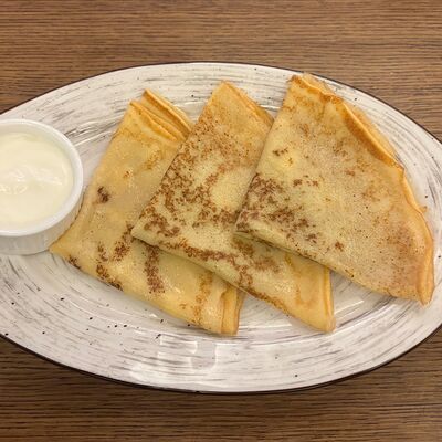 Блины со сметаной в Вкус огня по цене 410 ₽